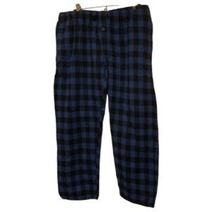 Daresay Size XL Blue & Black Plaid Sleep Pajama Lounge Pants